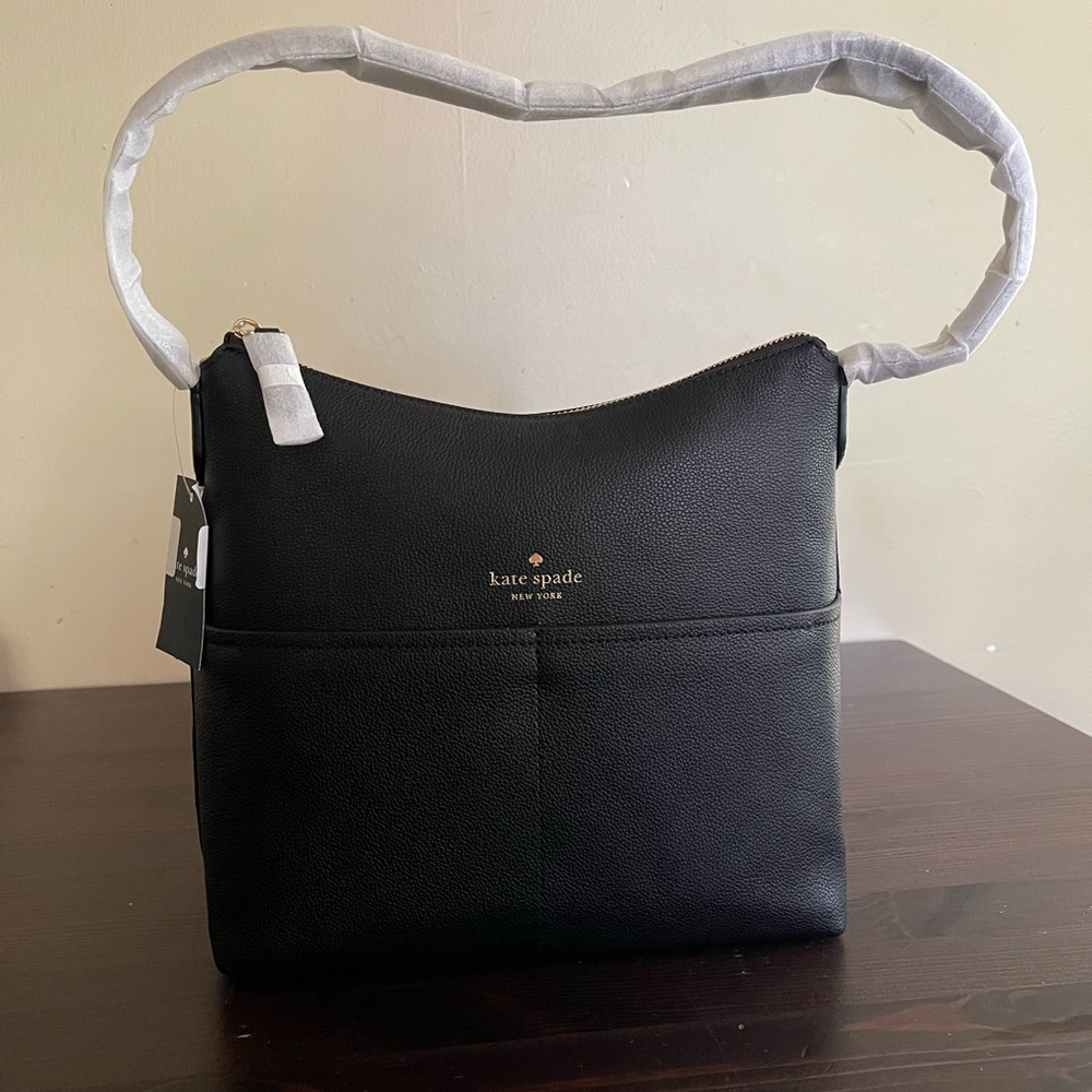 NWT Kate Spade Bailey Shoulder Bag, black